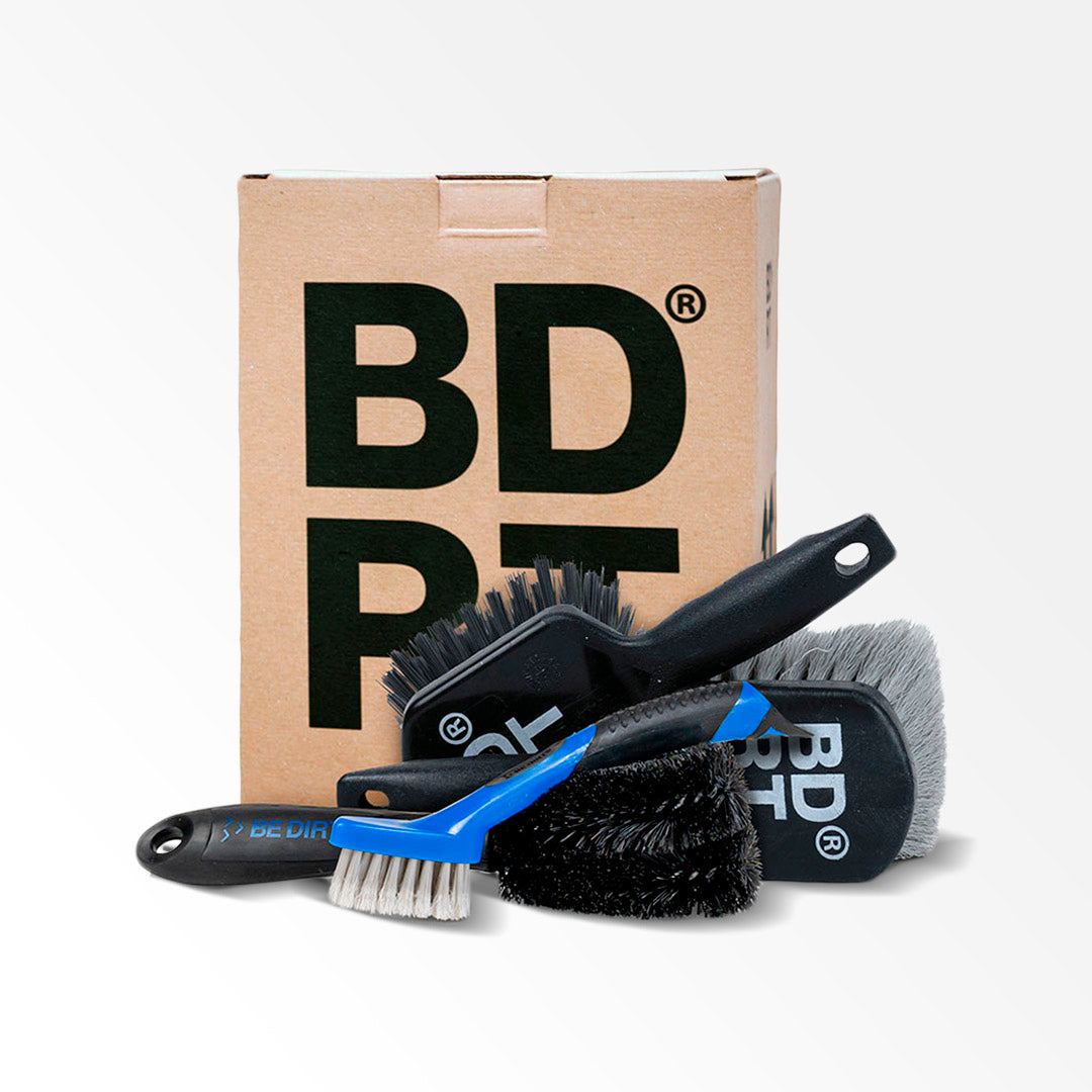 BRUSK_KIT_BE_DIRT_CEPILLO_SUAVE_SOFT_BRUSH_HARD_BRUSH_CEPILLO_DURO_CASSETTE_BRUSH_FLEX_BRUSH_CEPILLO_FLEXIBLE_CUADRO_CADENA_CASSETTE_LLANTAS_CICLISMO_BICICLETA_ENDURO_RUTA
