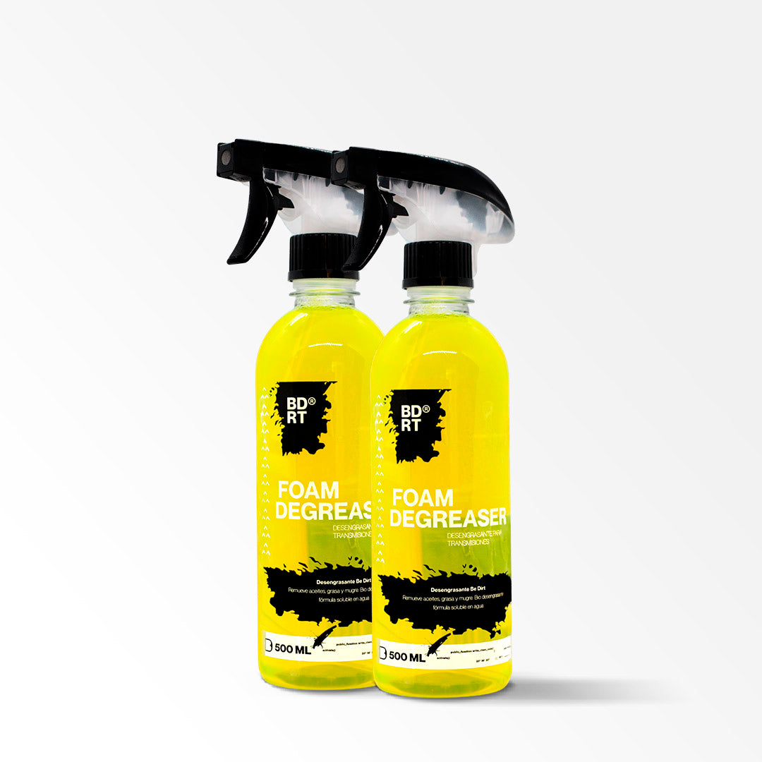 FOAM_DEGREASER_500ML_X2_DESENGASANTE_CRADENA_CASSETTE_BE_DIRT_BEDIRT_BICICLETA_BICI_MOTOCICLETA_MOTO_DEPORTE_CICLISMO_BTM_RUTA_ENDURO_LIMPIEZA_LIMPIO_LIMPIADORES