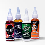 MIX_LUBE_X4_60_ML_DRY_LUBE_LUBRICANTE_CLIMA_SECO_CADENA_ALL_WEATHER_LUBE_LUBRICANTE_TODO_CLIMA_CADENA_WET_LUBE_LUBRICANTE_CLIMA_HUMEDO_CADENA_BE_DIRT_BEDIRT_BICICLETA_BICI_MOTOCICLETA_MOTO_DEPORTE_CICLISMO_BTM_RUTA_ENDURO_LIMPIEZA_LIMPIO_LIMPIADORES